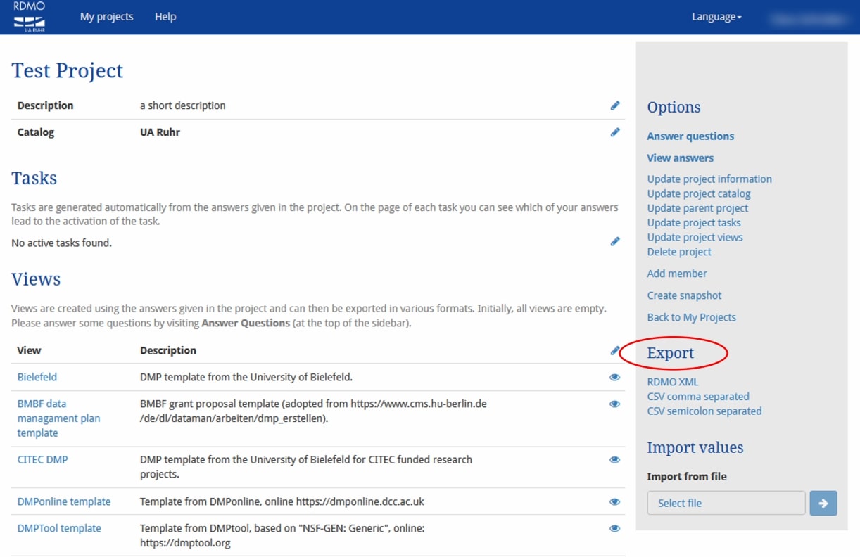 Creating a local backup of your project.